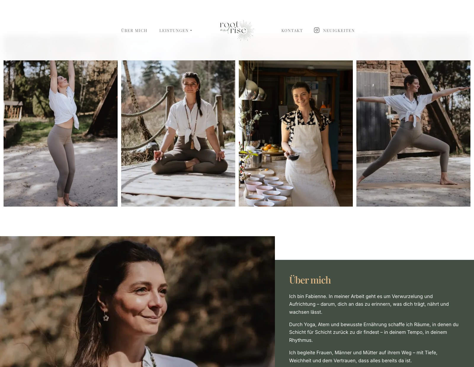 Website Fabienne von Gahlen