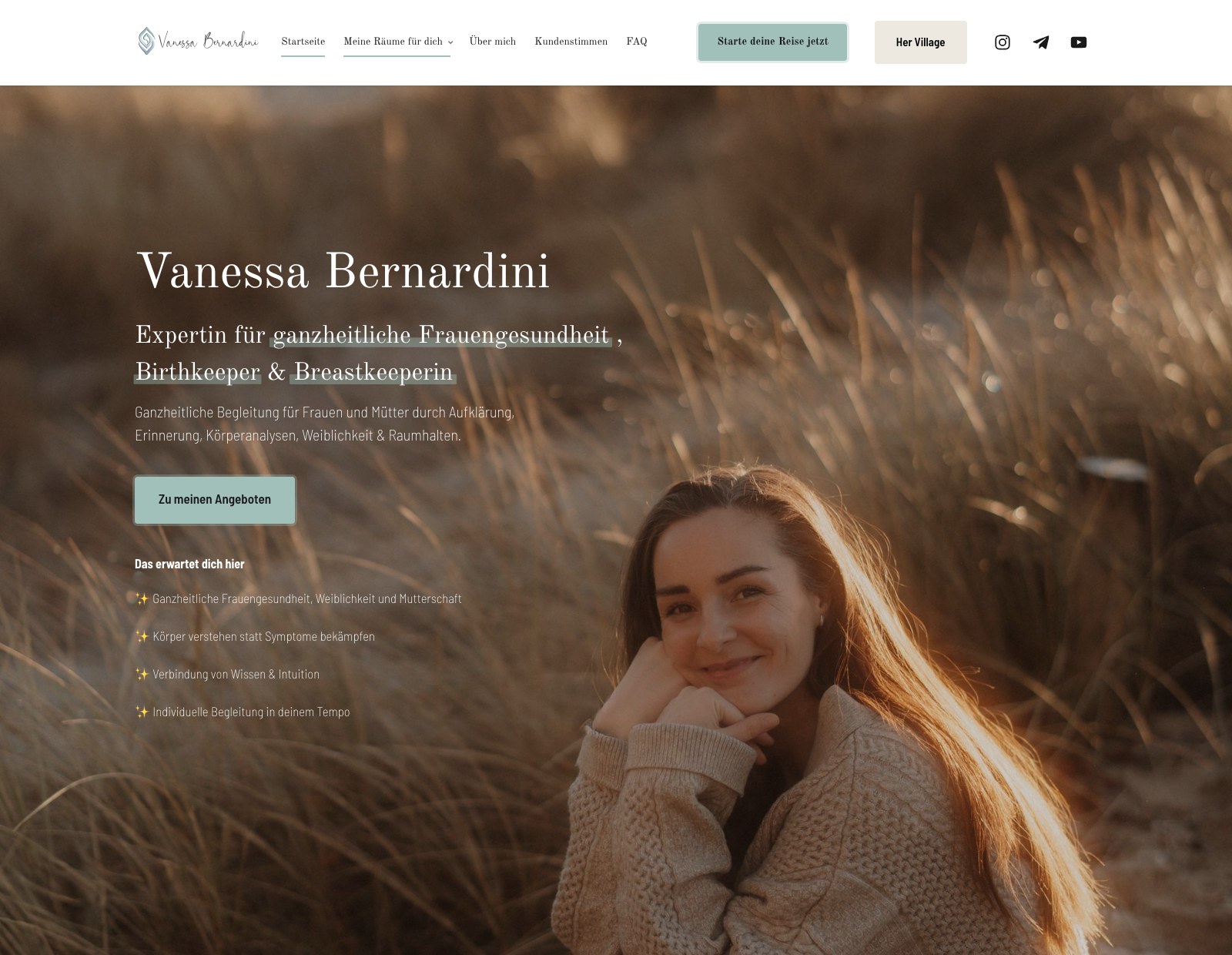 Website Vanessa Bernardini